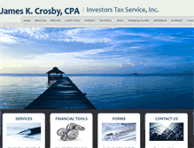 Tablet Screenshot of investorstax.com